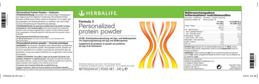 HERBALIFE - Formula 3 - Personalized Protein Powder 240g