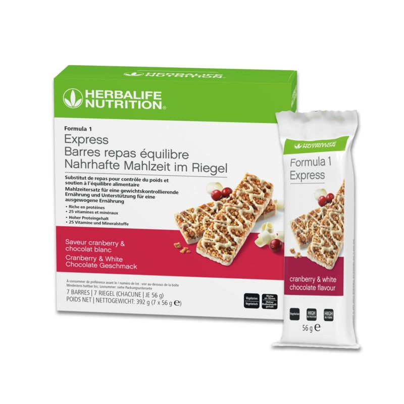 HERBALIFE Formula 1 Express Riegel (7 Stück)