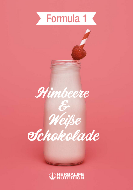 HERBALIFE - Formula 1 Neue Generation ohne Soja, Laktose und Gluten Himbeere & weisse schokolade 500g