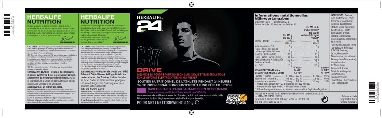 HERBALIFE24 - CR7 Drive Behälter 540g
