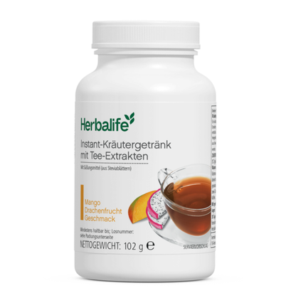 HERBALIFE - Instant-Kräutergetränk mit Tee-Extrakten Mango Drachenfrucht Geschmack 102 g