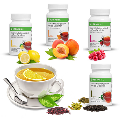 HERBALIFE -  koffeinhaltiges Instant-Kräutergetränk mit Tee-Extrakten