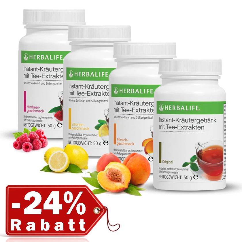 HERBALIFE -  koffeinhaltiges Instant-Kräutergetränk mit Tee-Extrakten