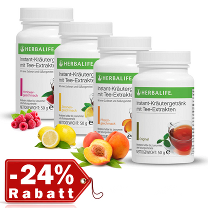 HERBALIFE -  koffeinhaltiges Instant-Kräutergetränk mit Tee-Extrakten