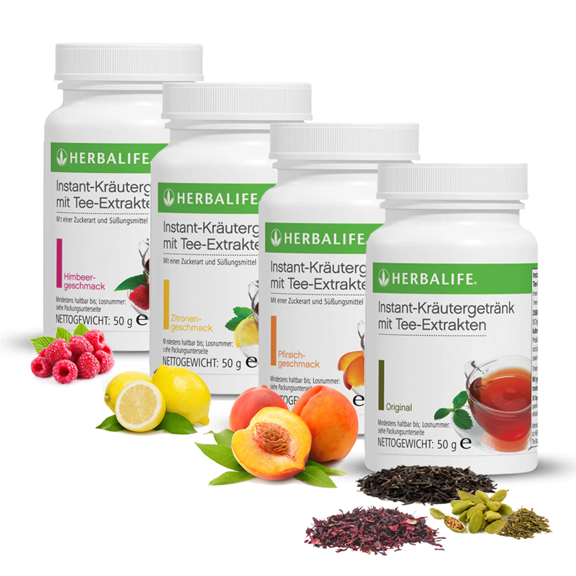 HERBALIFE -  koffeinhaltiges Instant-Kräutergetränk mit Tee-Extrakten